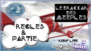 [Règles & Partie] AIR POSTAL ( Prototype ) | 2 joueurs | VOD Live