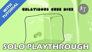 Tutorial & Solo Playthrough of Gelatinous Cube Dice - Solo Board Game