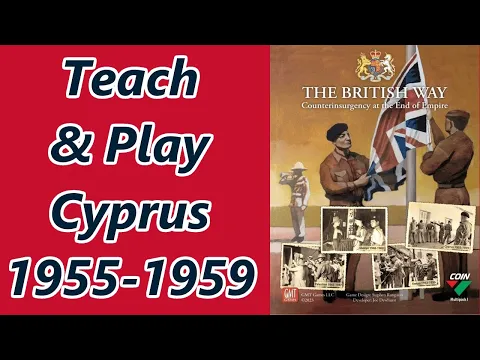 How to Play Solo COIN British Way - Cyprus