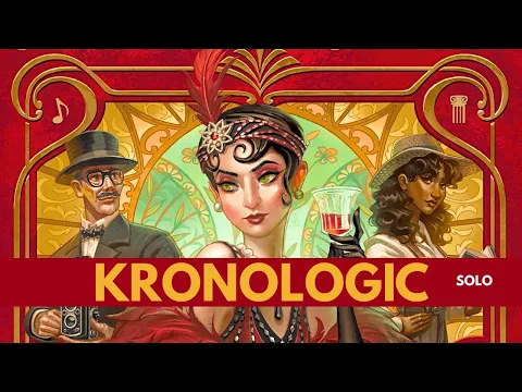 Kronologic: Paris 1920 | Solo Board Game Tutorial and Playthrough