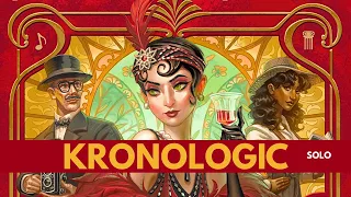 Kronologic: Paris 1920 | Solo Board Game Tutorial and Playthrough