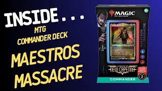 Inside…Streets of New Capenna Commander Deck - Maestros Massacre (4K 60fps)