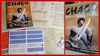 Chaco: Bolivia vs Paraguay, 1932-35 - Compass Games - Unboxing and impressions
