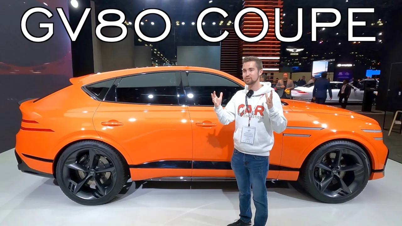 WATCH OUT BMW! -- The 2024 Genesis GV80 Coupe Concept has the BMW X6 in it Sights!