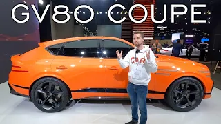 WATCH OUT BMW! -- The 2024 Genesis GV80 Coupe Concept has the BMW X6 in it Sights!