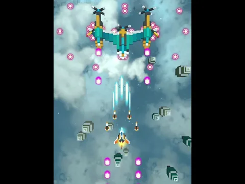 فيديو Sky Wings: Pixel Fighter 3D