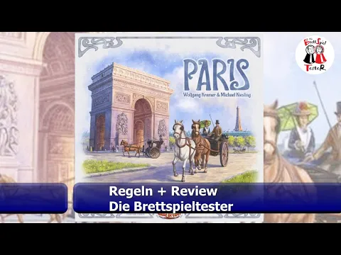 Paris von Wolfgang Kramer und Michael Kiesling - Regeln + Review - Brettspiel - Die Brettspieltester