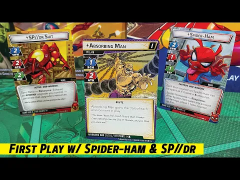 First Play with SPIDER-HAM & SP//DR going against Absorbing Man