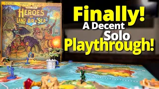 Heroes of Land, Air, and Sea - Solo Playthrough