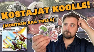 Marvel D.A.G.G.E.R | Yhteistyöpelin arvostelu | Sankareita ympäri maailman | Fantasy Flight Games