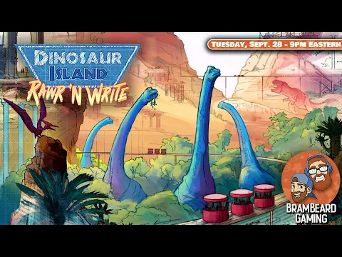 Dinosaur Island: Rawr 'n Write - BramBeard Gaming
