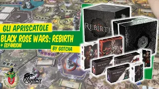 Black Rose Wars: Rebirth + espansioni unboxing [Gli Apriscatole]