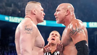 Every Brock Lesnar vs. Goldberg match: WWE Playlist Every Brock Lesnar vs. Goldberg match: WWE Playlist