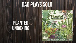 Planted by Buffalo Games - Unboxing Video - Dad and Daughter Play Games