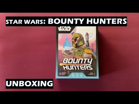 Unboxing Star Wars Bounty Hunters Card Game