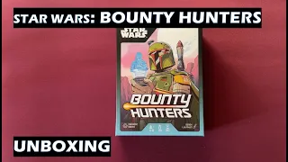 Unboxing Star Wars Bounty Hunters Card Game