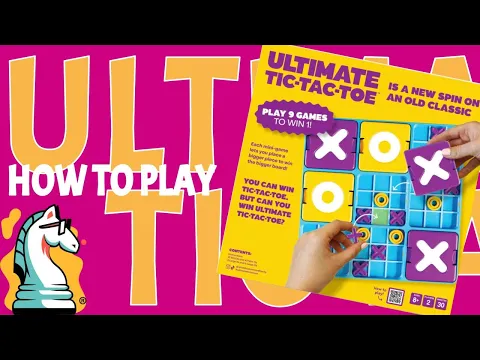 It's Ultimate Tic Tac Toe! - Check out the advanced rules for thinky FUN!