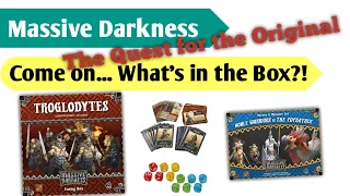 Searching for Massive Darkness: An Unboxing of an Enemy Box, Heroes an Monster Set, and Some Extras