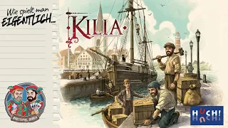 Wie spielt man eigentlich... KILIA (Huch)?️ Vom Eiderkanal in den Kieler Ratssaal - Regeln & Fazit