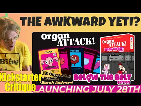 OrganATTACK: Below the Belt Edition (D-) - I. HATE. THIS. PROJECT. - Kickstarter Critique Review