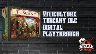 Viticulture Tuscany DLC Digital Playthrough | Expanded Gameplay Guide