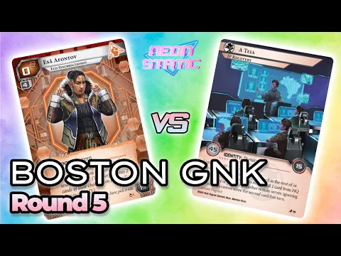 Netrunner - Boston GNK 9/30/23 - Round 5 - Esâ vs A Teia