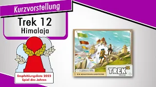 TREK 12 HIMALAJA - Empfohlen SPIEL DES JAHRES 2022 - Kurzvorstellung - Spiel doch mal!