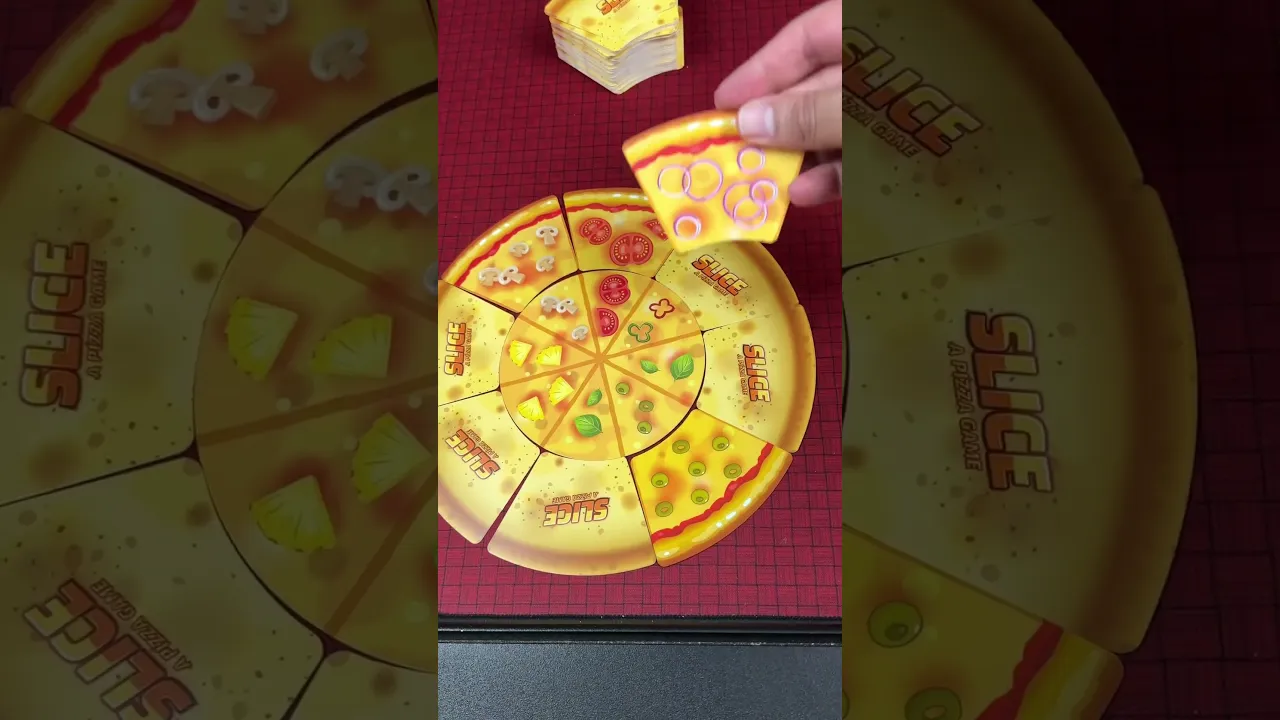 Slice! A Pizza Game #boardgames #familygames #pizza #gamenight #games