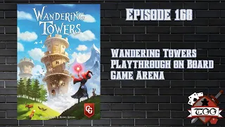 Wandering Towers Playthrough on Board Game Arena