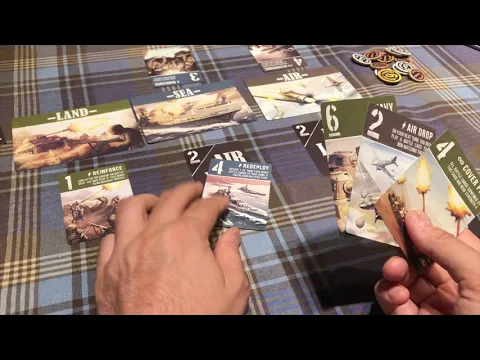 Air, Land & Sea - sehr cleveres Mikrospiel für 2 Spieler (Luft, Land und See)