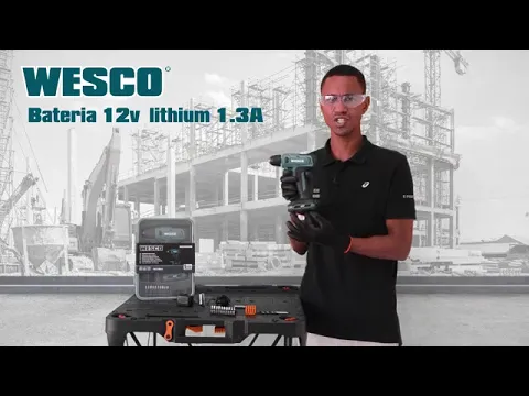 Furadeira e Parafusadeira 3/8" 12V com Kit de Brocas e Bits WS2550K Wesco