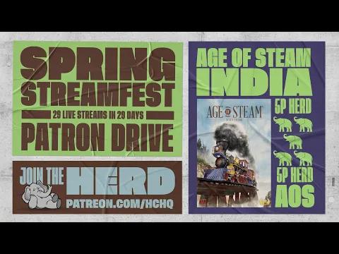 Age of Steam - India - 5p Teaching, Play-through, & Round table by Heavy Cardboard