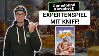 Gamefound Kurzcheck - "Steam & Cheese" - Expertenspiel mit Würfeleinsetzmechanik
