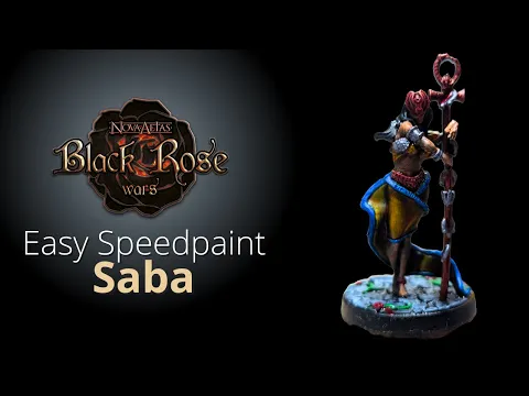 🎨Easy Speedpaint - Saba - Black Rose Wars Rebirth⚫🌹⚔️