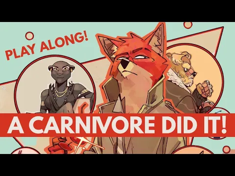 A Carnivore Did It! | Solo Board Game Tutorial and Playthrough (Review copy provided)