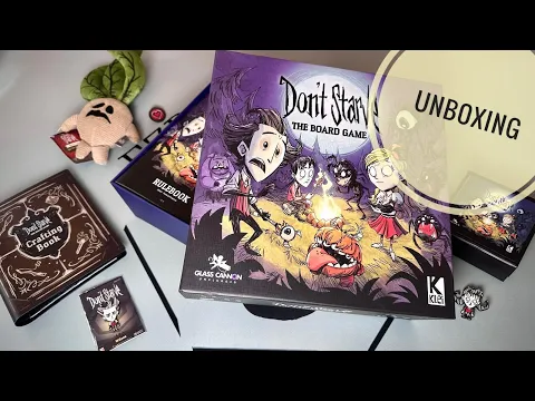 Don't Starve board game unboxing the prototype
