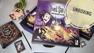 Don't Starve board game unboxing the prototype
