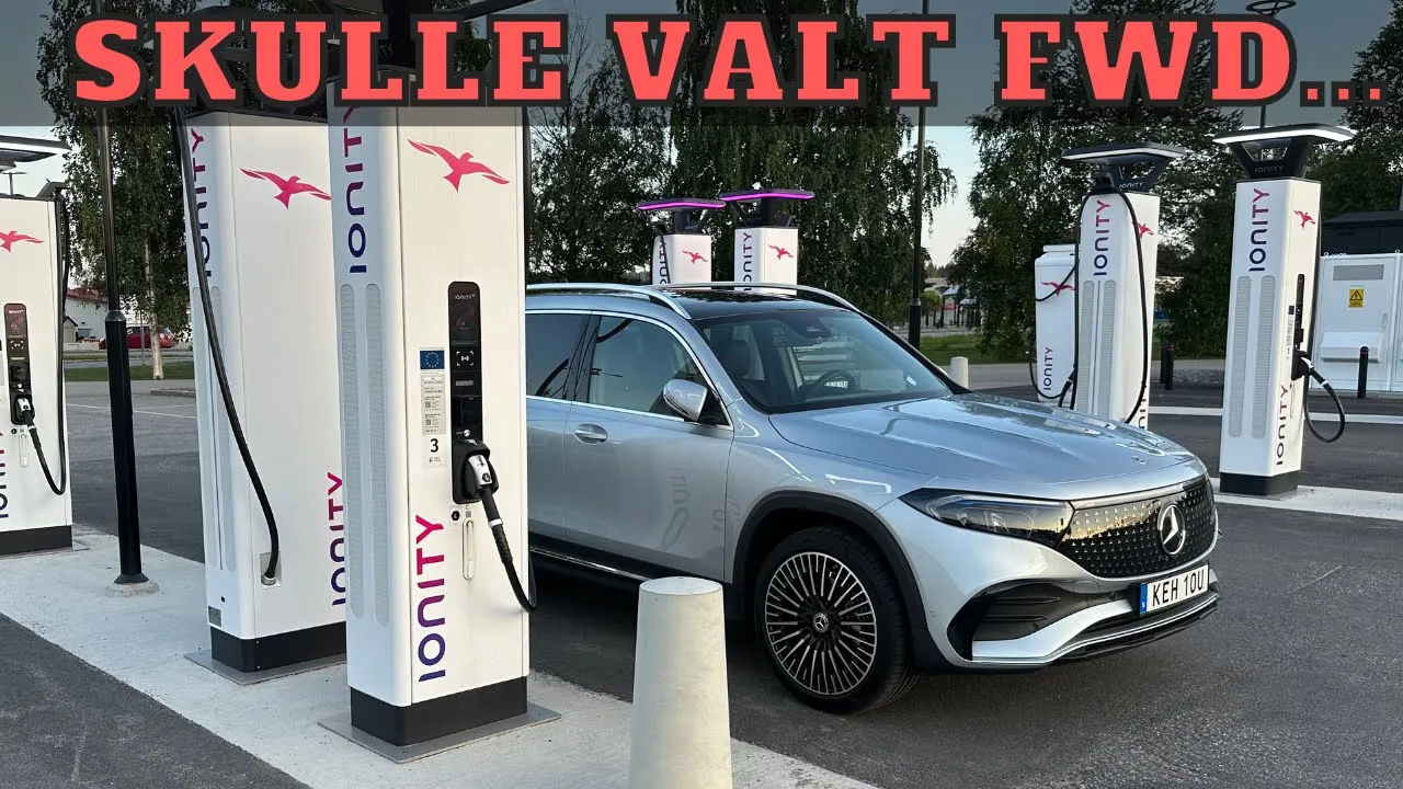 Mercedes EQB 300 (2024) - Räckvidd och laddtest | Elbilsmagasinet