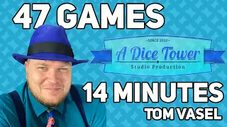 47 Games in 14 Minutes - with Tom Vasel