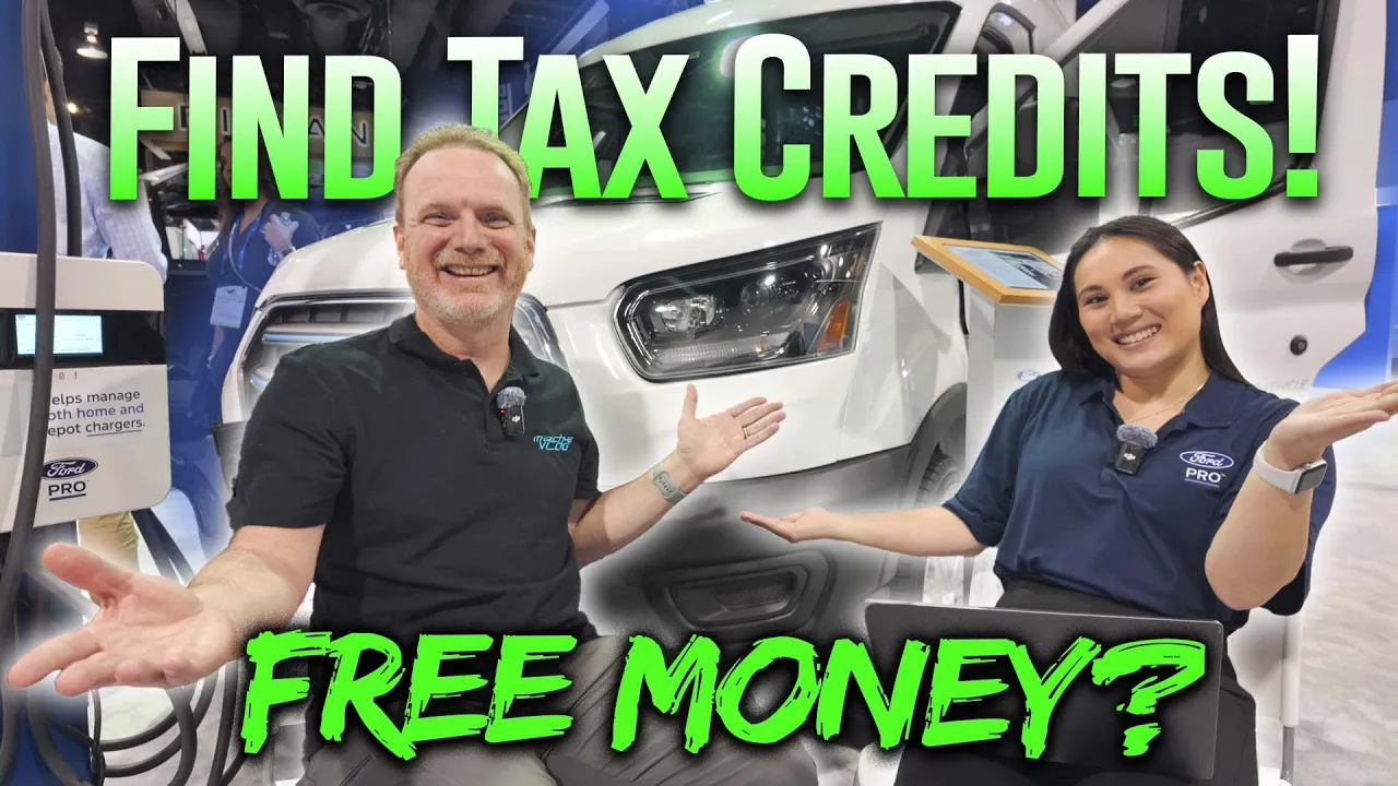 Finding business EV tax credits - Ford Pro can help!