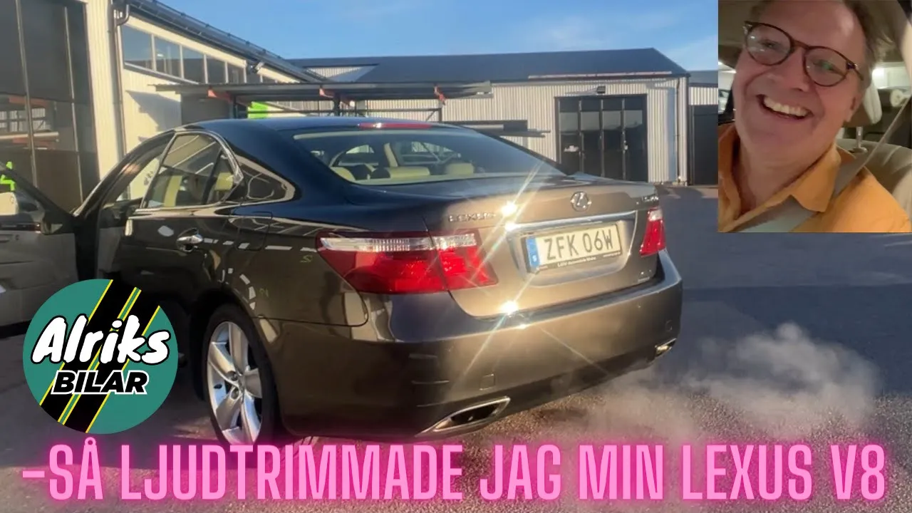 Så ljudtrimmade jag – Ferrita – min Lexus V8!