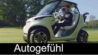 First Mercedes Golf Cart premiere reveal - Style Edition Garia Golf Car