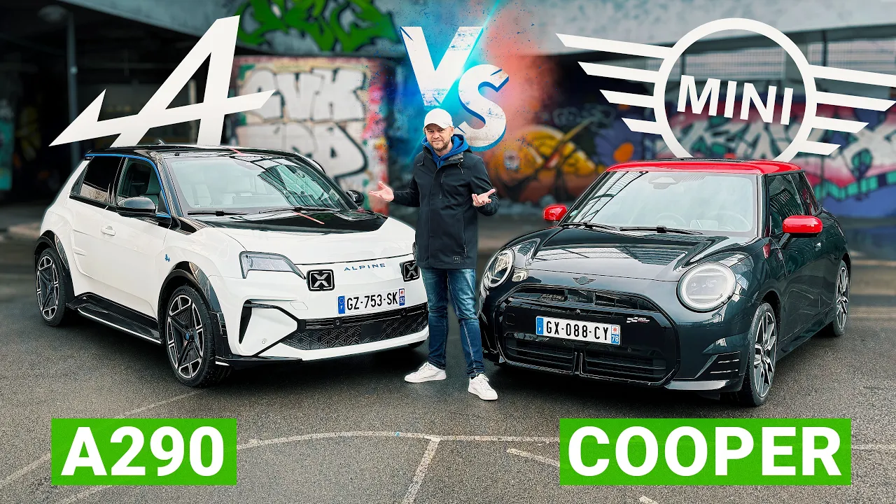 Alpine A290 vs Mini Cooper SE JCW : le duel des GTI électriques !