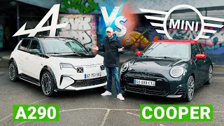Alpine A290 vs Mini Cooper SE JCW : le duel des GTI électriques !