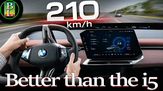 BMW iX3 xDrive50 210 km/h (130 mph) Autobahn Test | Top Speed, Consumption & High-Speed Review