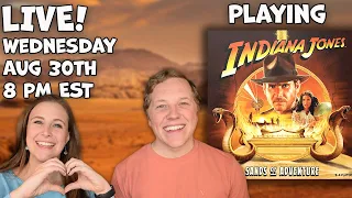 LIVE - GAME NIGHT! Playthrough of Indiana Jones: Sands of Adventure! Come hang out with us!