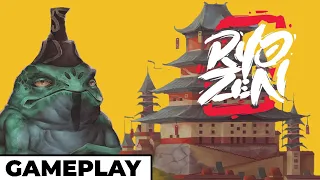 RyoZen - Combative Worker Placement - Gameplay with @BoardGameCo