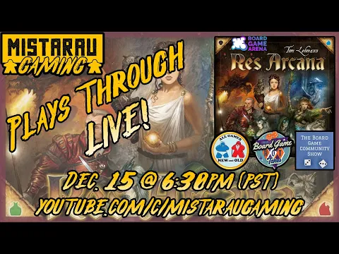 Mista Rau Gaming LIVE! Res Arcana