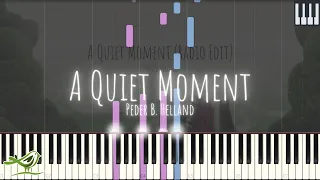 Peder B. Helland - A Quiet Moment (Radio Edit) | Synthesia Piano Tutorial