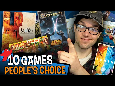Ten Board Games Being Played NOW - "People's Choice" Board Game Picks!
